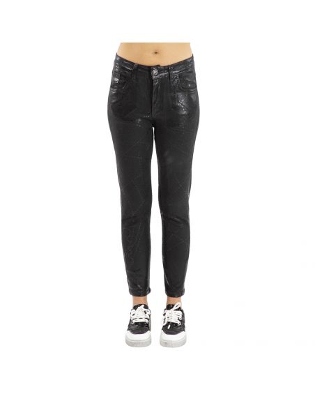 PANTALON MOIRE NERO Elisa Cavaletti EJW216024400N