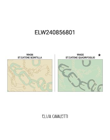 FOULARD QUADRIFOGLIO 200X70 Soie Elisa Cavaletti ELW240856801