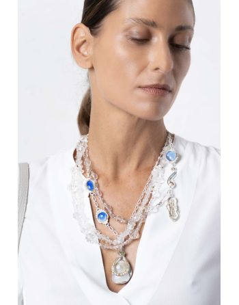 COLLIER CRISTAL 4 RANGS Elisa Cavaletti ELP160505504