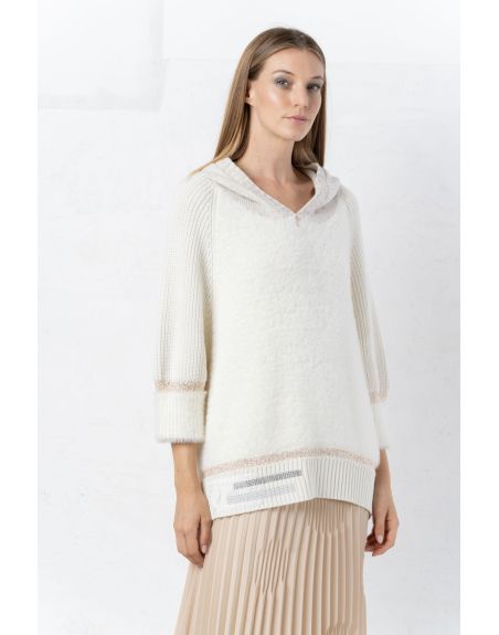 PULL PONCHO CAPPUCCIO Elisa Cavaletti ELW244071202